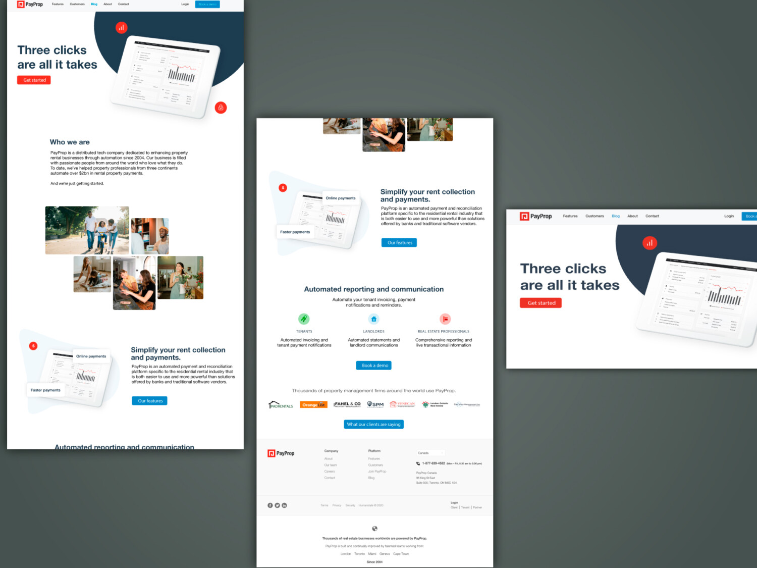Landing page Design